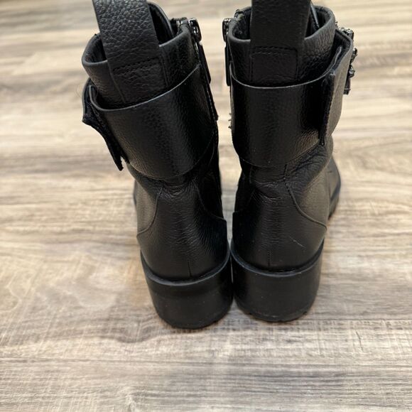 Karl Lagerfeld Paris Pippa Lug Sole Combat Boot size 6.5 - Picture 3 of 6